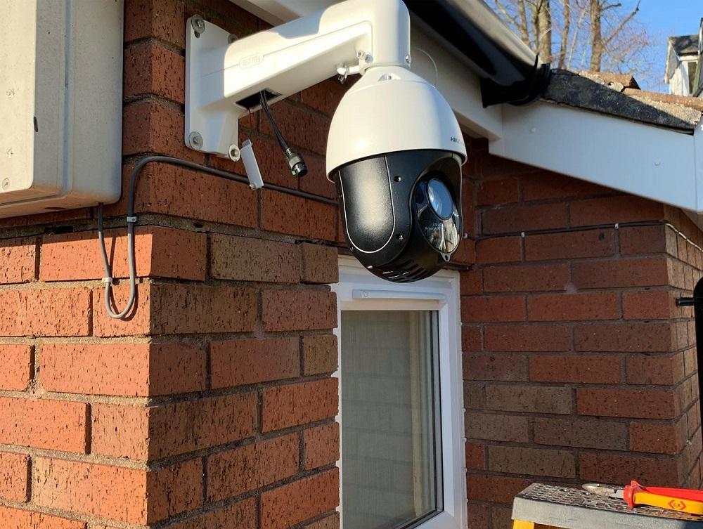 Alford Electrical Servics Ltd Plymouth Bespoke CCTV PTZ camera installation 